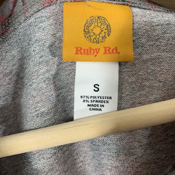 Ruby Rd. Tye Dye Cowl Neck Tassel Knit Sweater Size Small Women’s - Picture 6 of 10